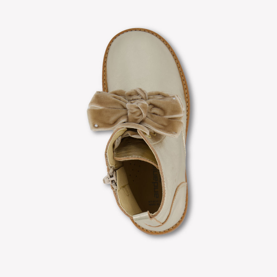 Andanines Meisjes Laarzen In Goud