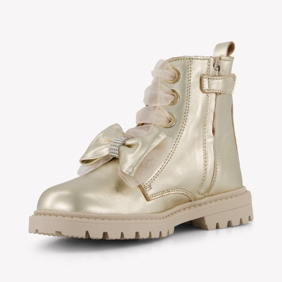 Andanes Girls Boots  Gold