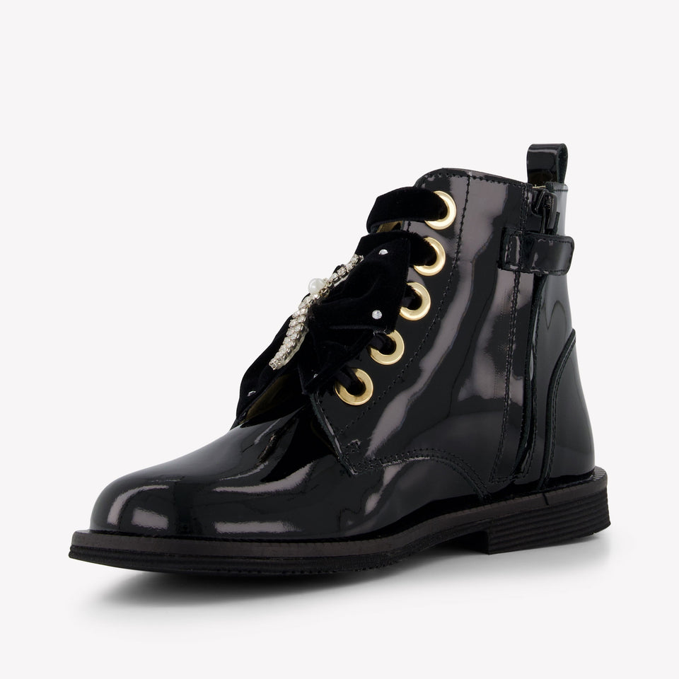 Andanes Girls Boots  Black