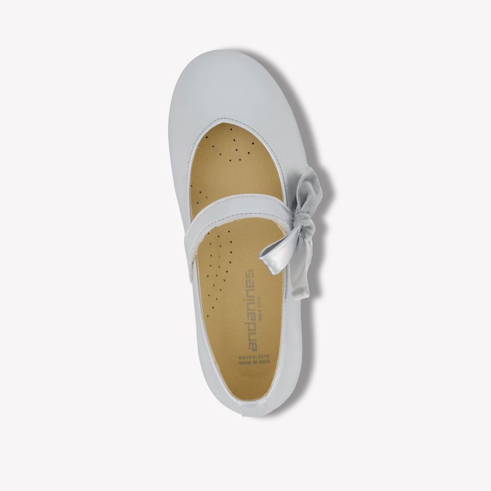 Andanines Meisjes Schoenen In Zilver