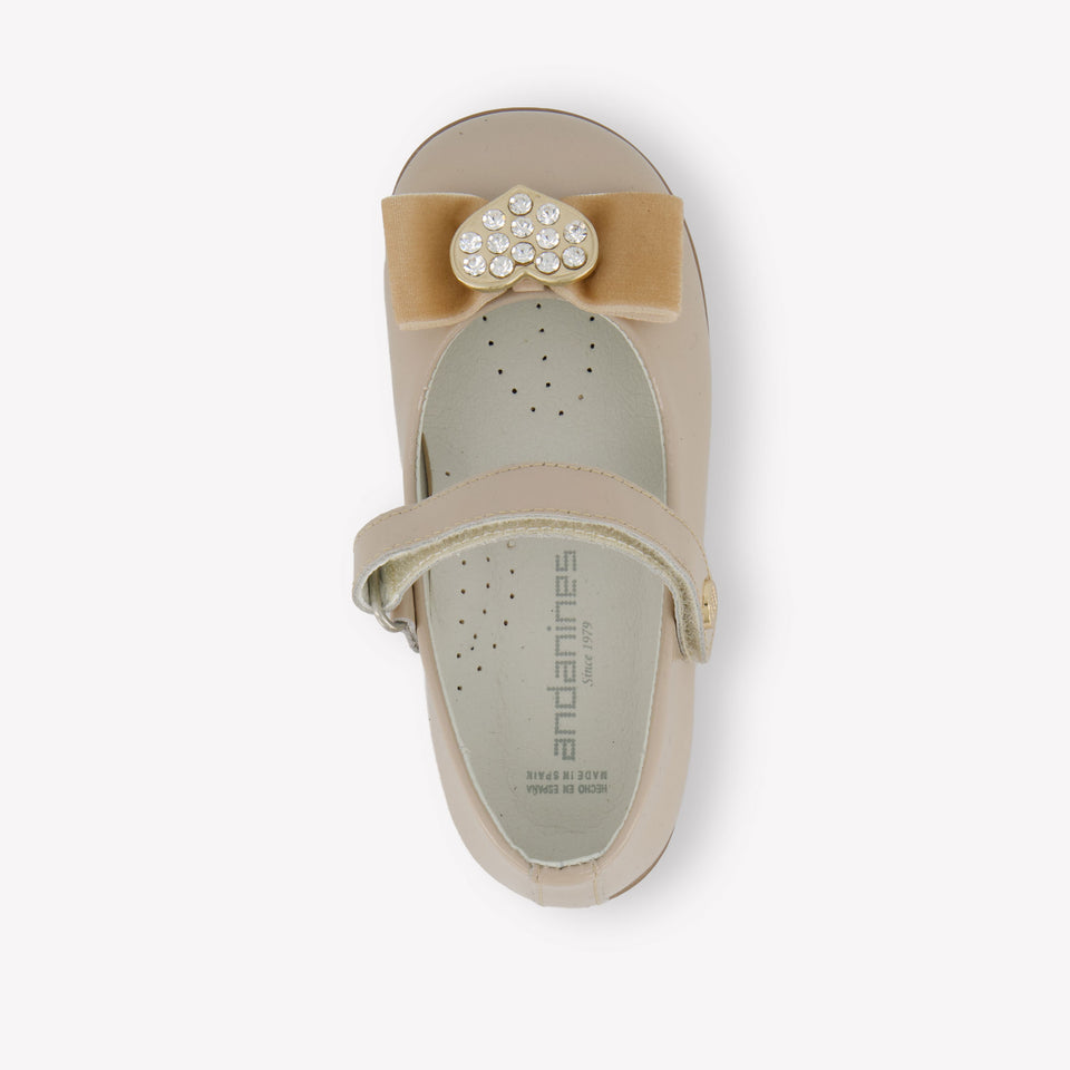 Andanes Girls Shoes  Beige