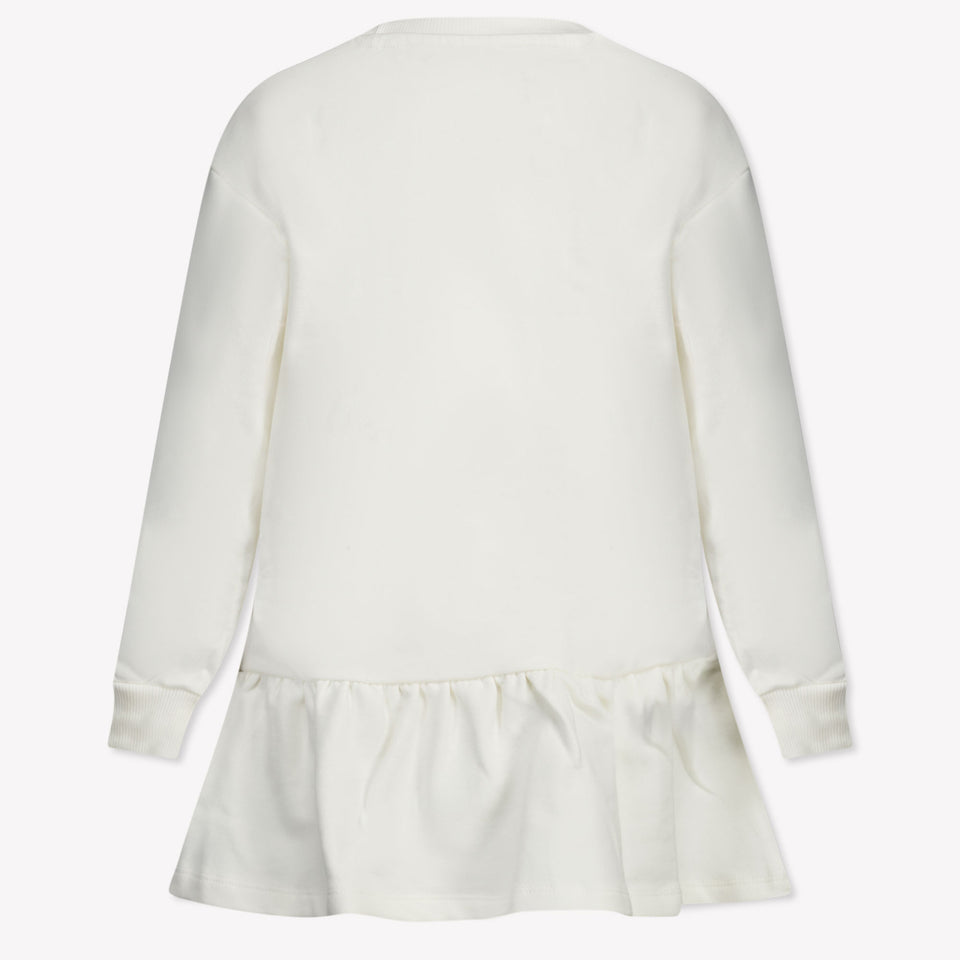 Guess Kinder Meisjes Jurk In Off White