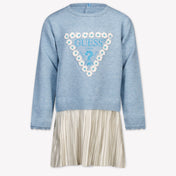 Guess Kinder Meisjes Jurk In Licht Blauw