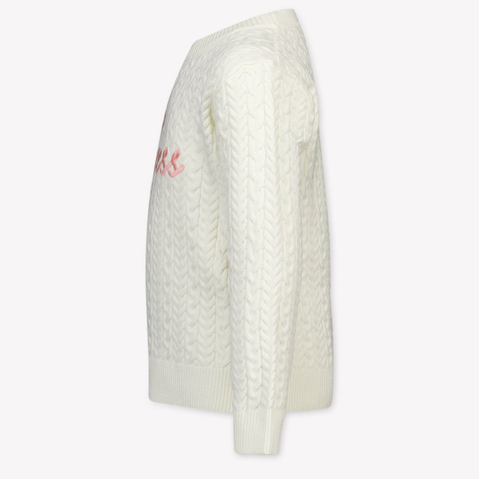 Guess Kids Girls Sweater Offwhite