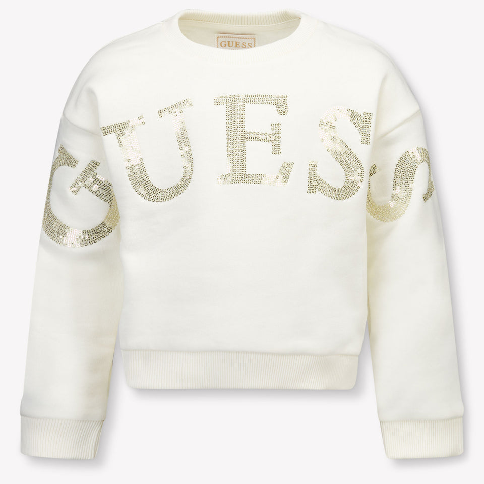 Guess Kids Girls Sweater Offwhite
