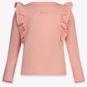 Guess Kids Girls  T-Shirt Salmon