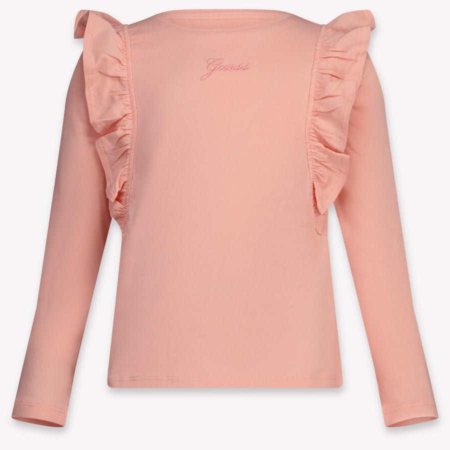 Guess Kids Girls  T-Shirt Salmon