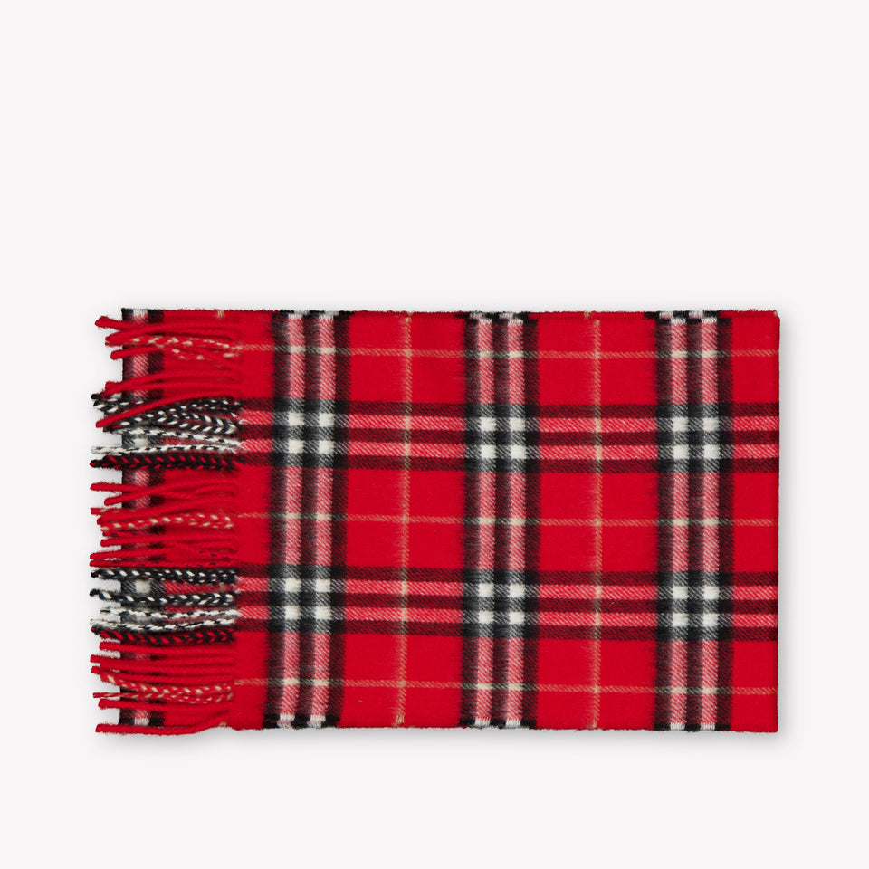 Burberry Kids Unisex Scarves  Red
