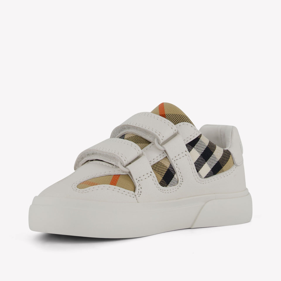 Burberry Noah Unisex Sneakers In Wit