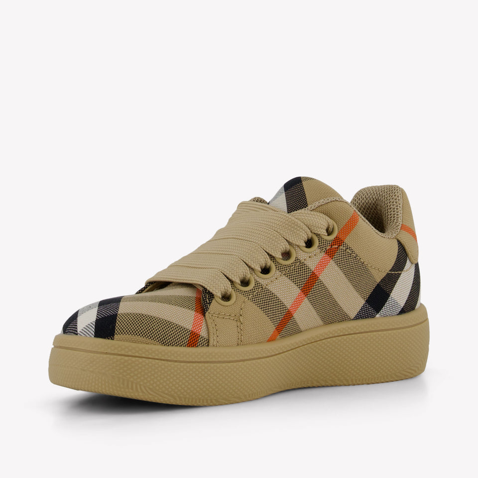 Burberry Unisex Sneakers In Beige