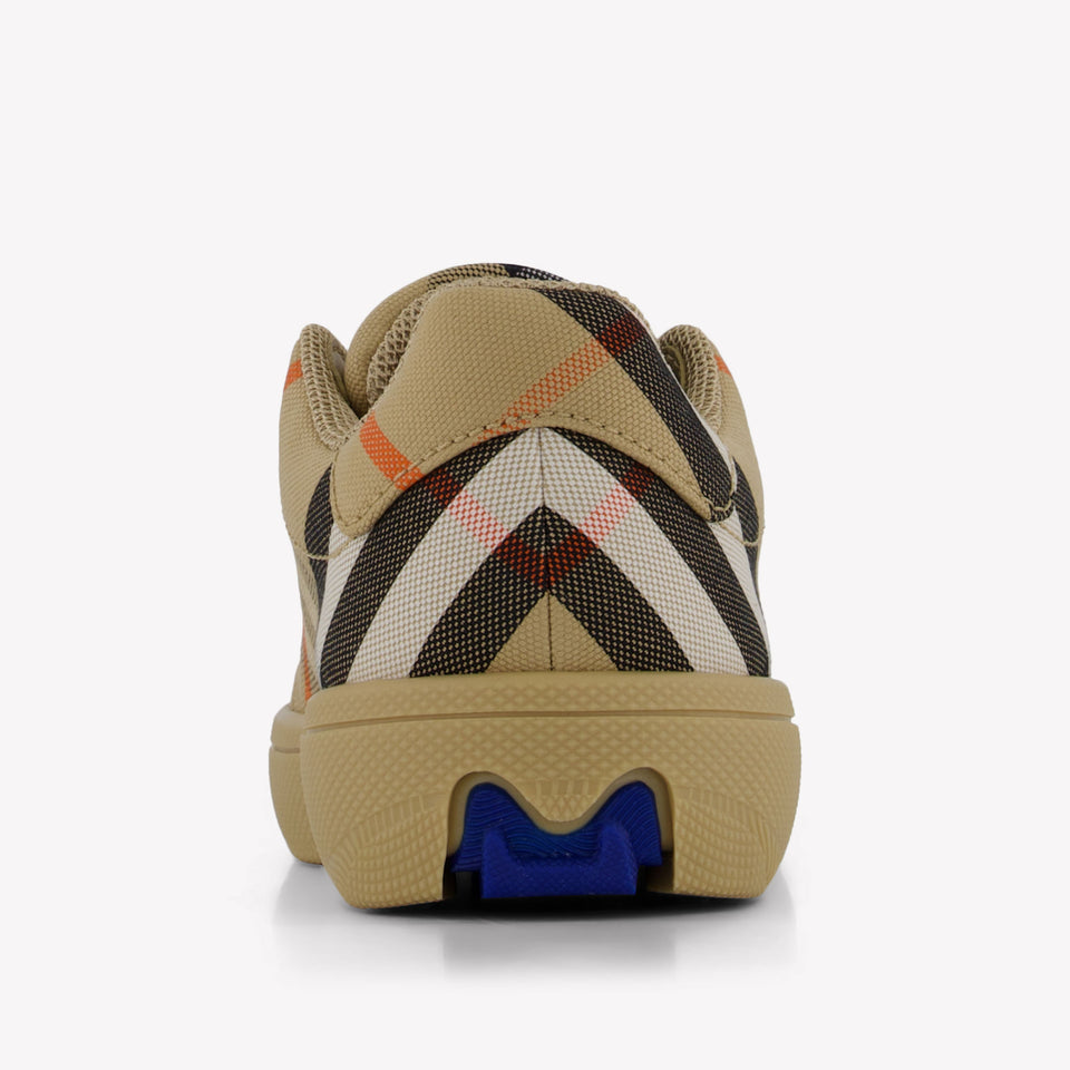 Burberry Unisex Sneakers In Beige