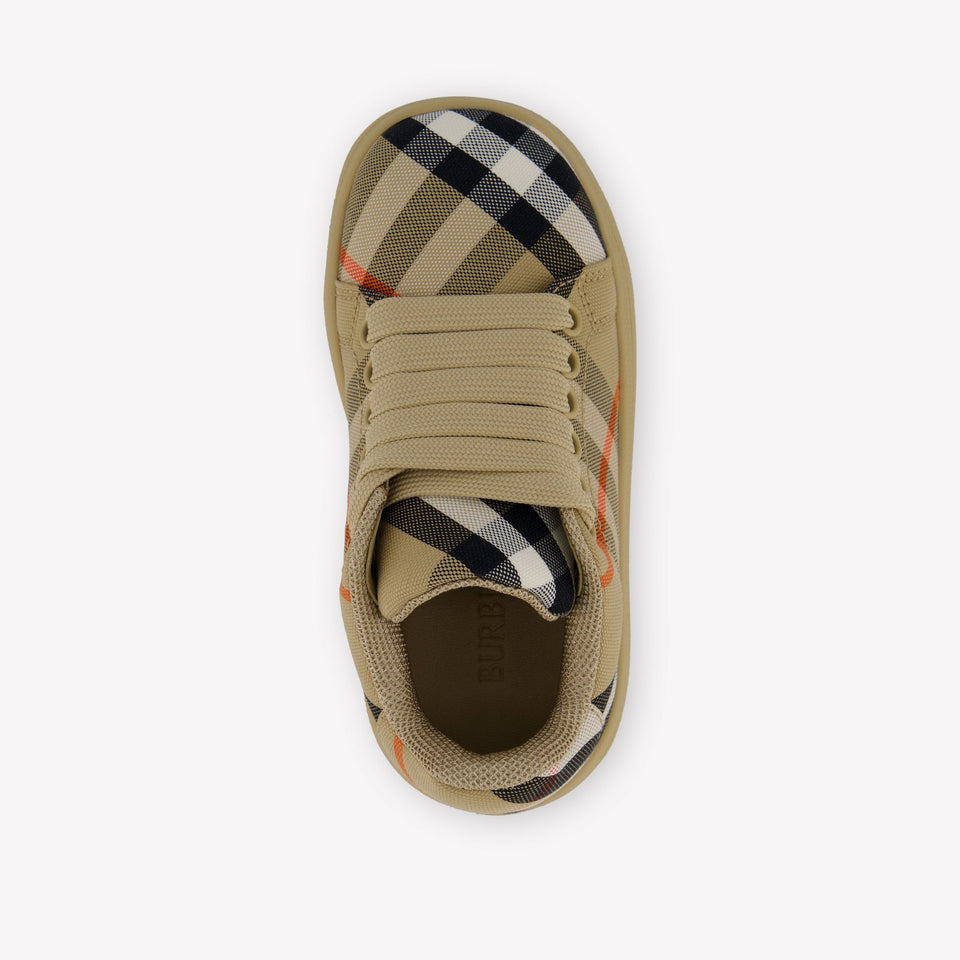 Burberry Unisex Sneakers In Beige