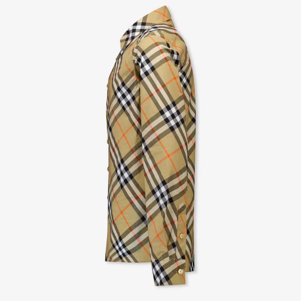 Burberry Owen Kids Boys Blouse  Beige