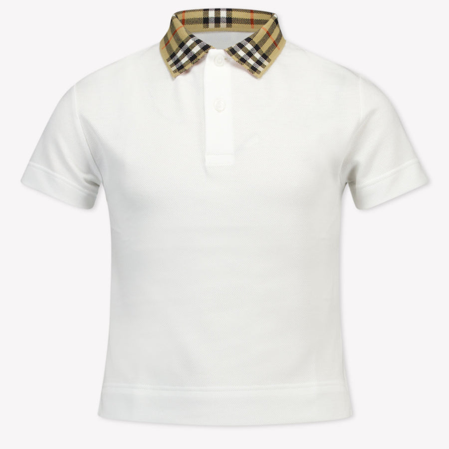 Burberry Johane Kinder Jongens Polo In Wit