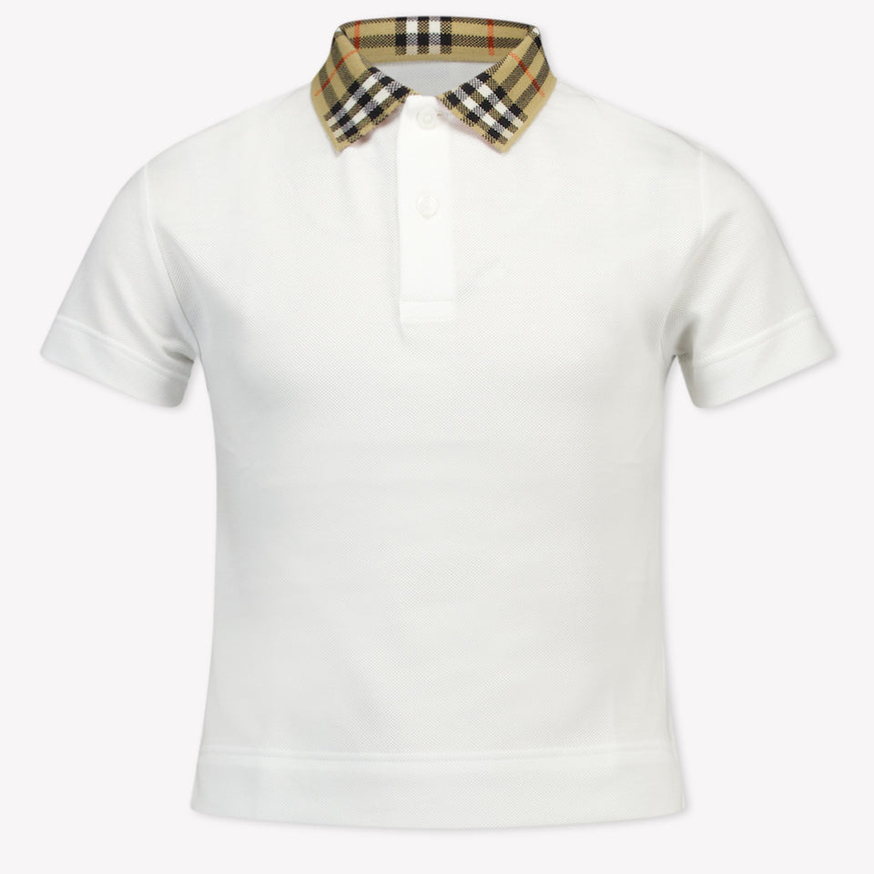 Burberry Johane Kids Boys Polo White