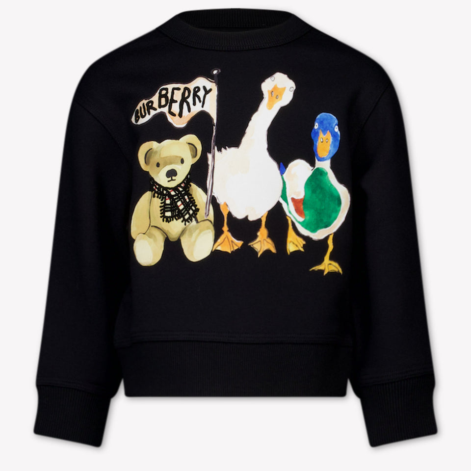 Burberry Kinder Unisex Trui In Zwart