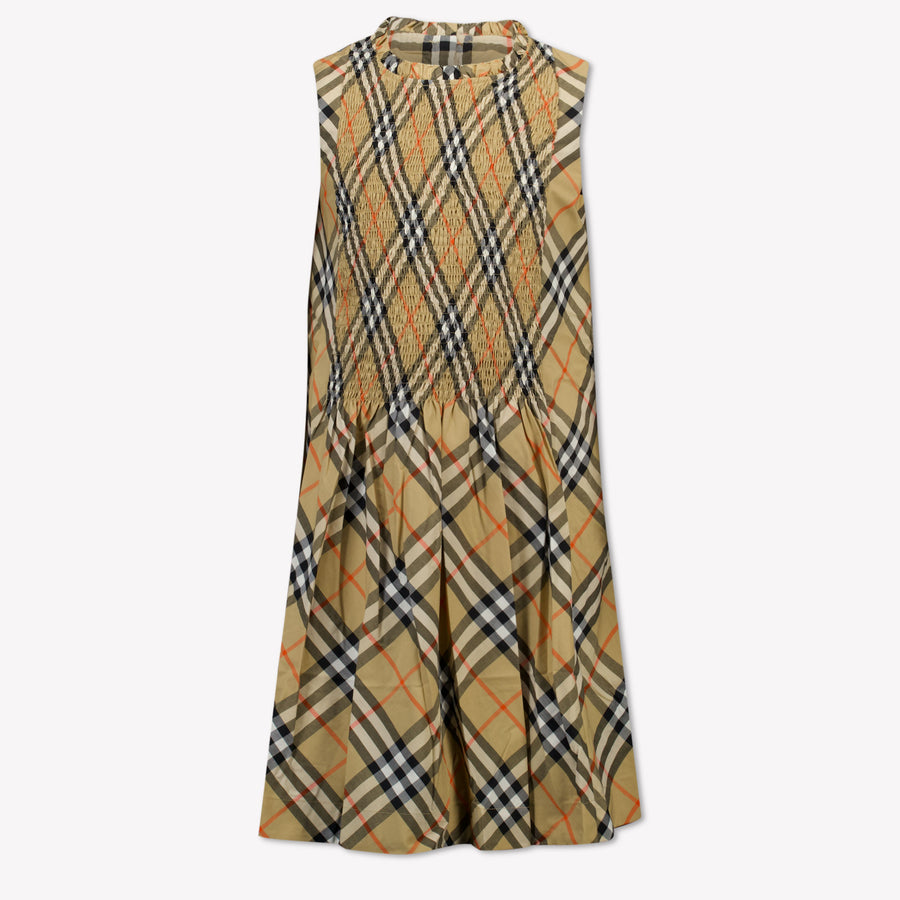 Burberry Yvette Kinder Meisjes Jurk In Beige