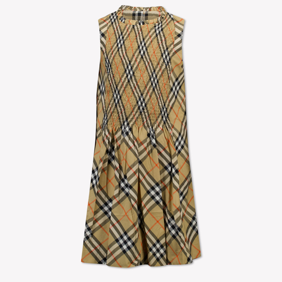 Burberry Yvette Kids Girls Dress Beige