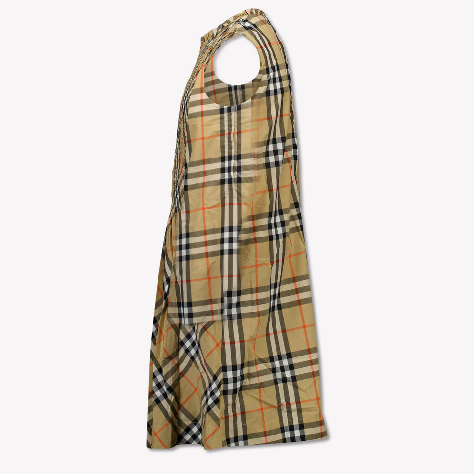 Burberry Yvette Kids Girls Dress Beige