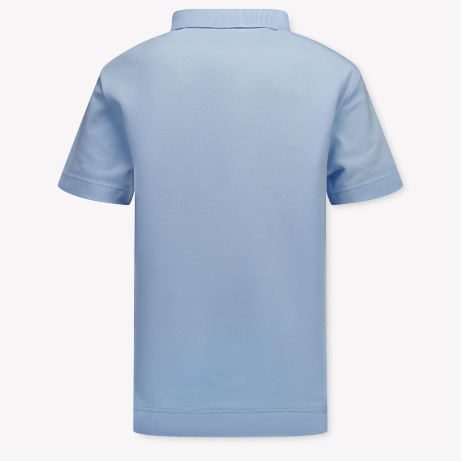 Burberry Kinder Jongens Polo In Licht Blauw