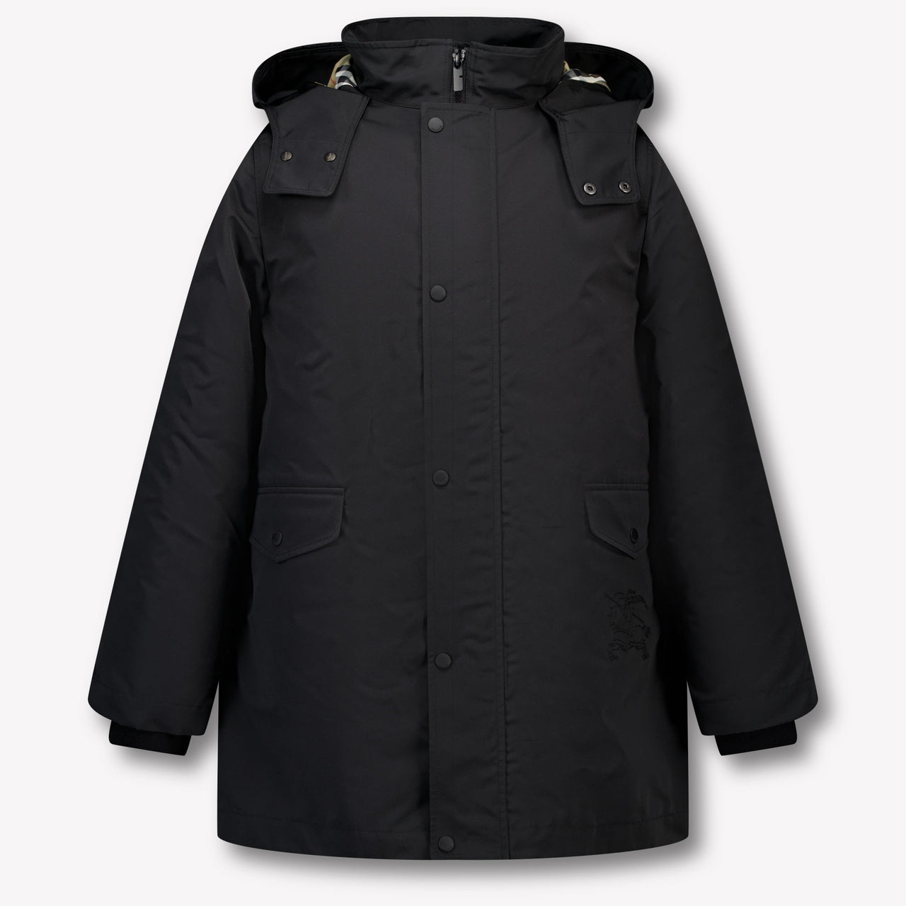 Burberry Brady Kinder Jongens Winterjas In Zwart
