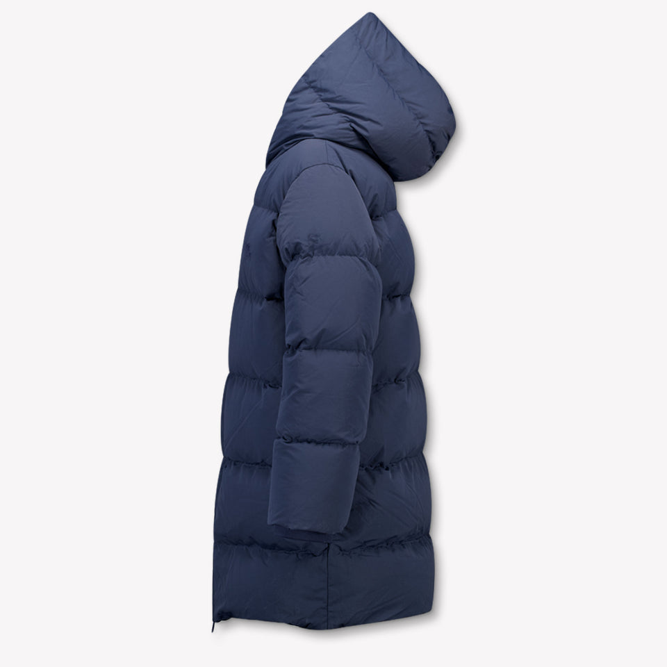 Burberry George Kinder Jongens Winterjas In Donker Blauw