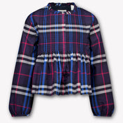 Burberry Kinder Meisjes Blouse In Donker Blauw
