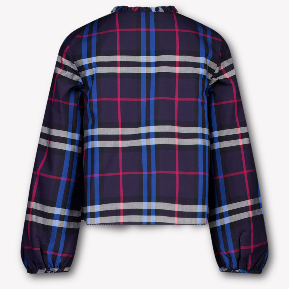 Burberry Kinder Meisjes Blouse In Donker Blauw