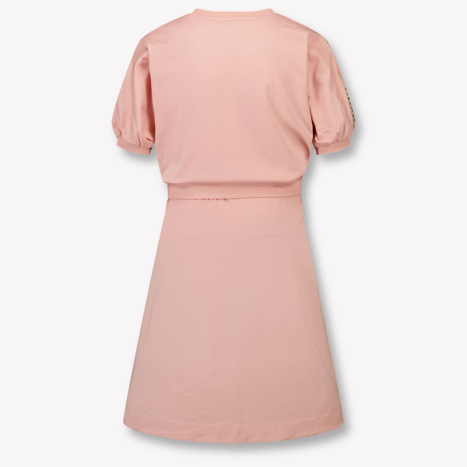 Burberry Kinder Meisjes Jurk In Licht Roze