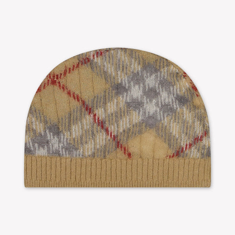 Burberry Ginny baby unisex hat in Light Beige