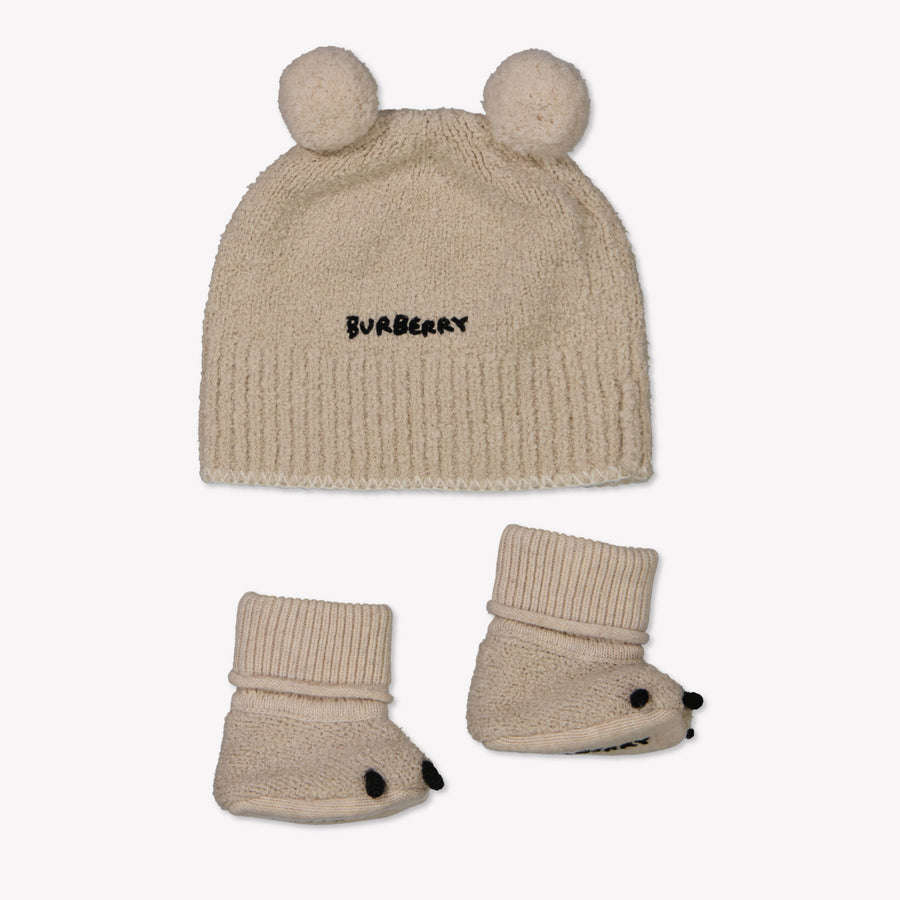 Burberry Baby Unisex Hat  Light Beige