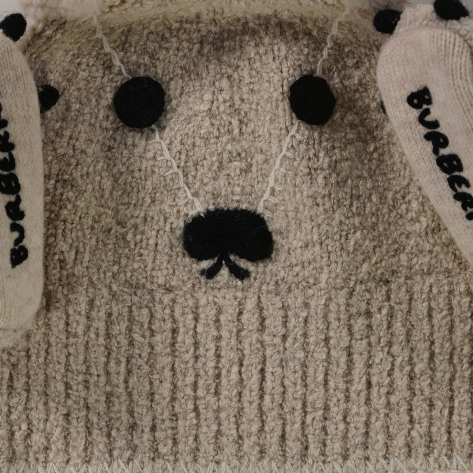 Burberry Baby Unisex Hat  Light Beige