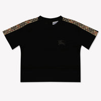 Burberry CEDAR Baby Unisex T-Shirt In Black