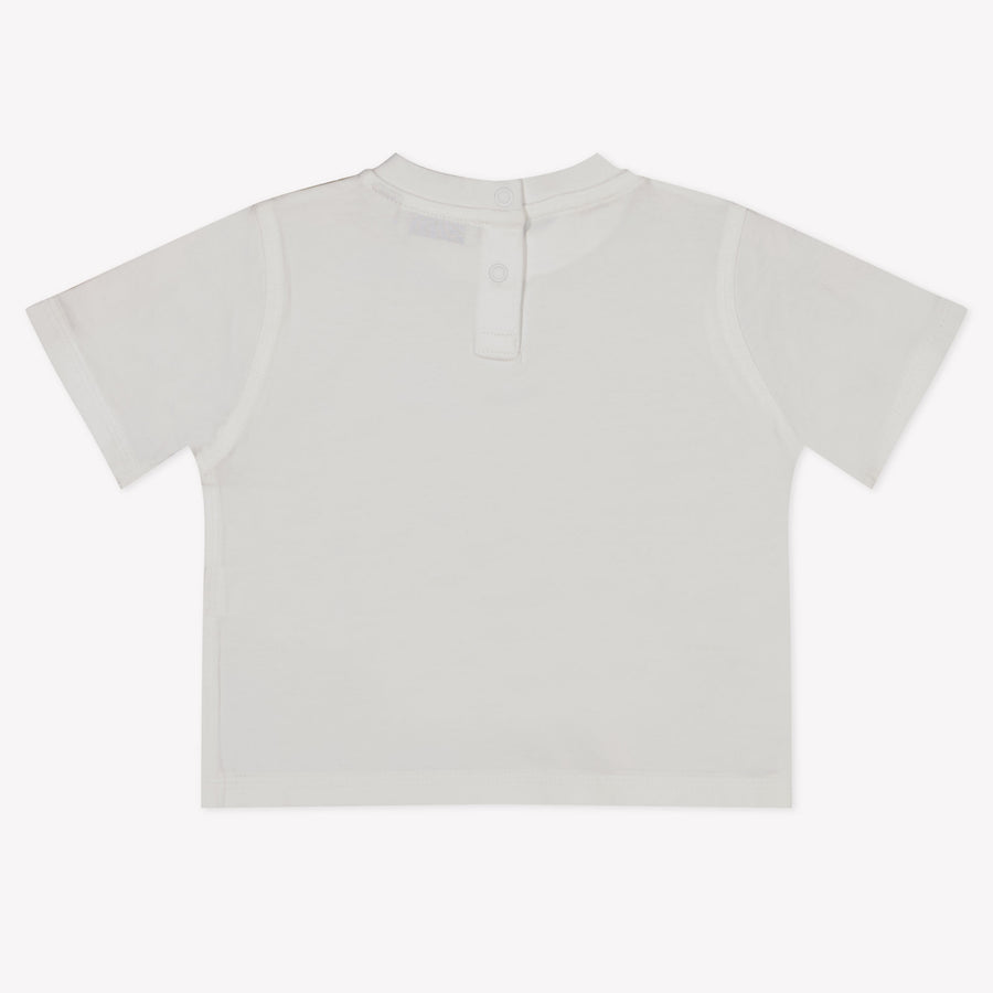 Burberry Cedar Baby Unisex T-Shirt In Wit