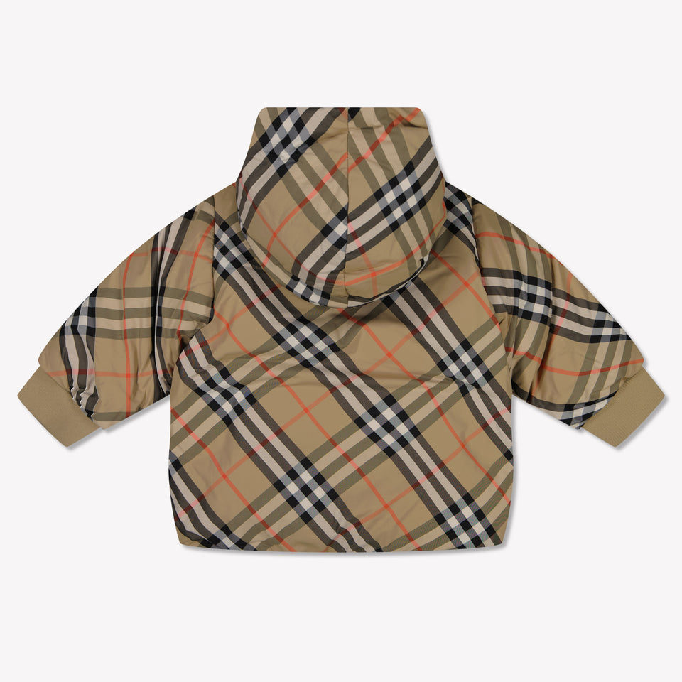 Burberry Axel Baby Jongens Winterjas In Beige