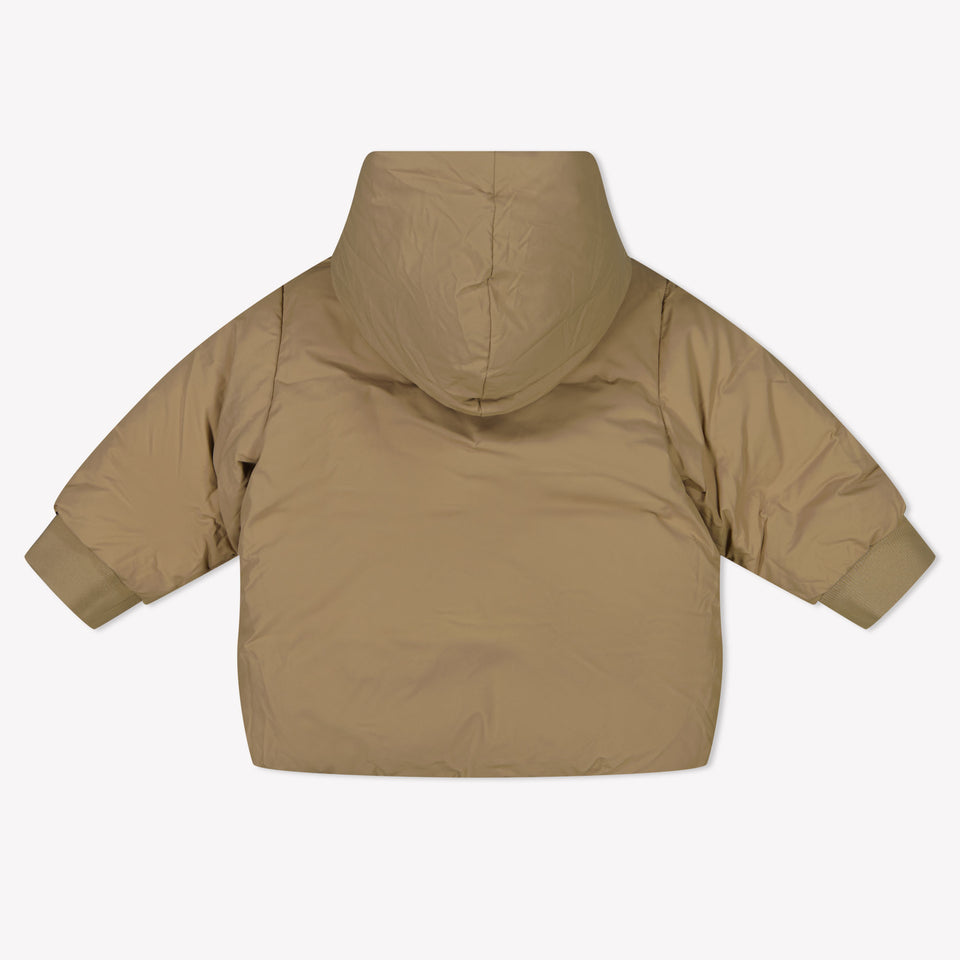 Burberry Axel Baby Jongens Winterjas In Beige