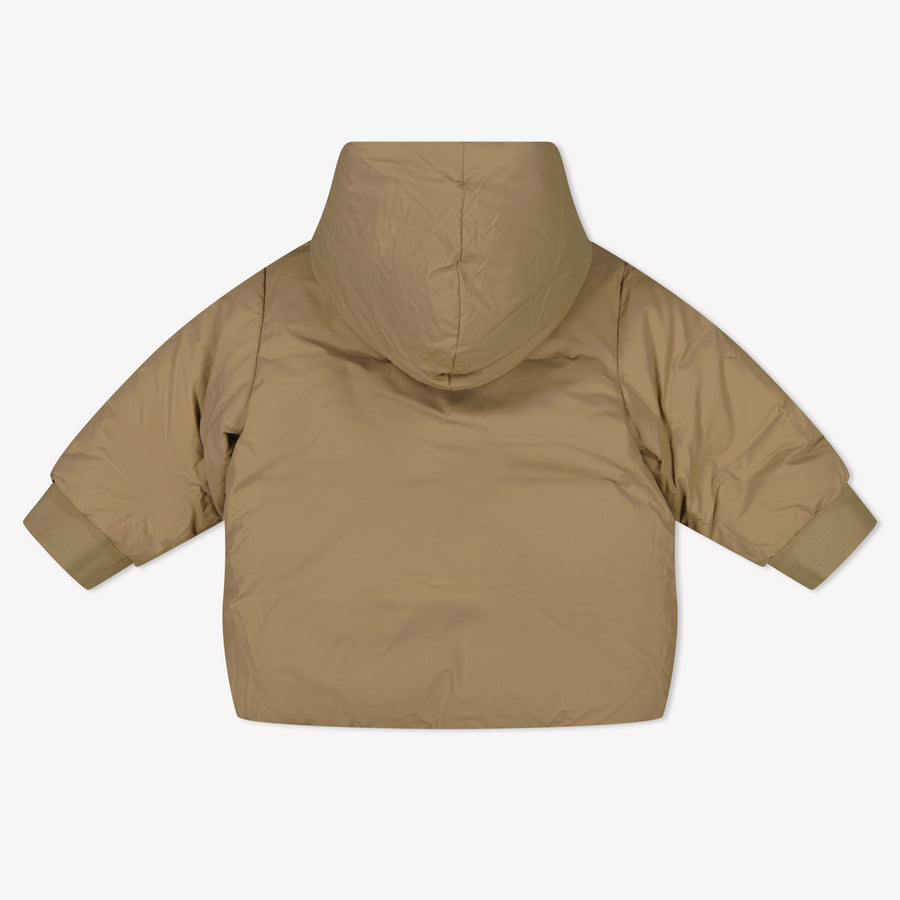 Burberry Axel Baby Jongens Winterjas In Beige