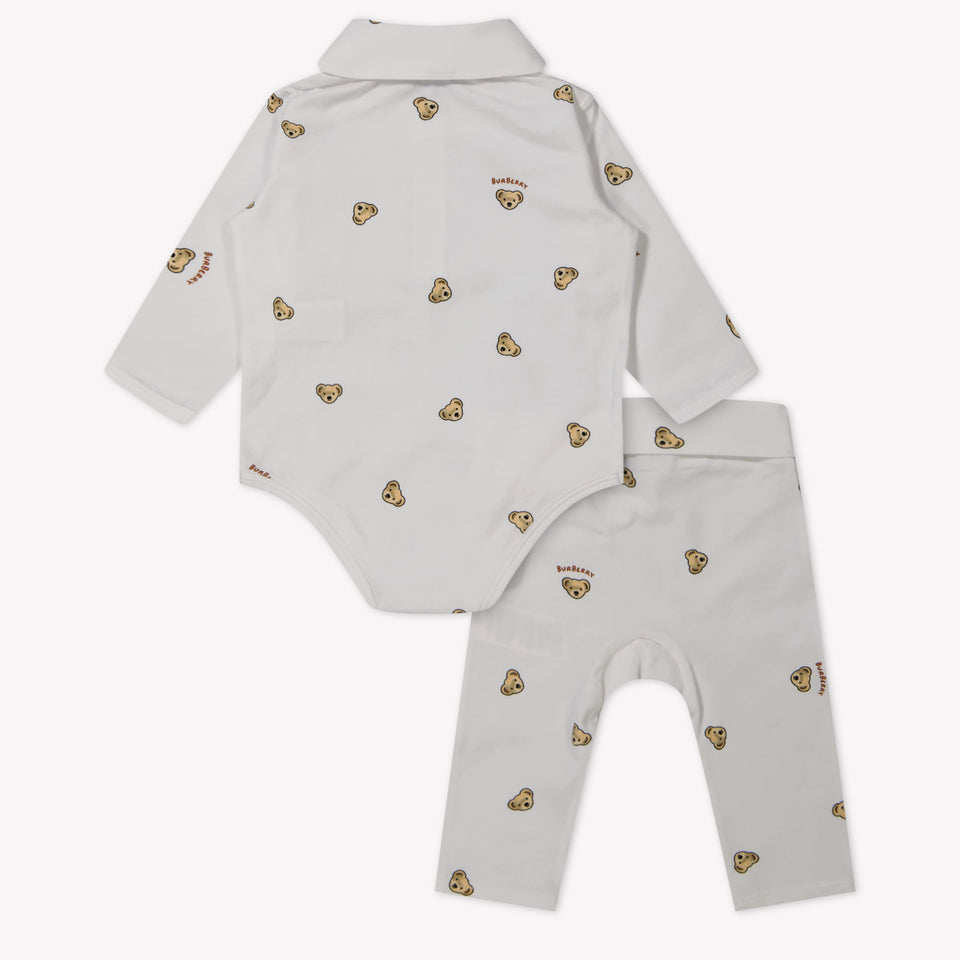 Burberry Baby Unisex Set  White