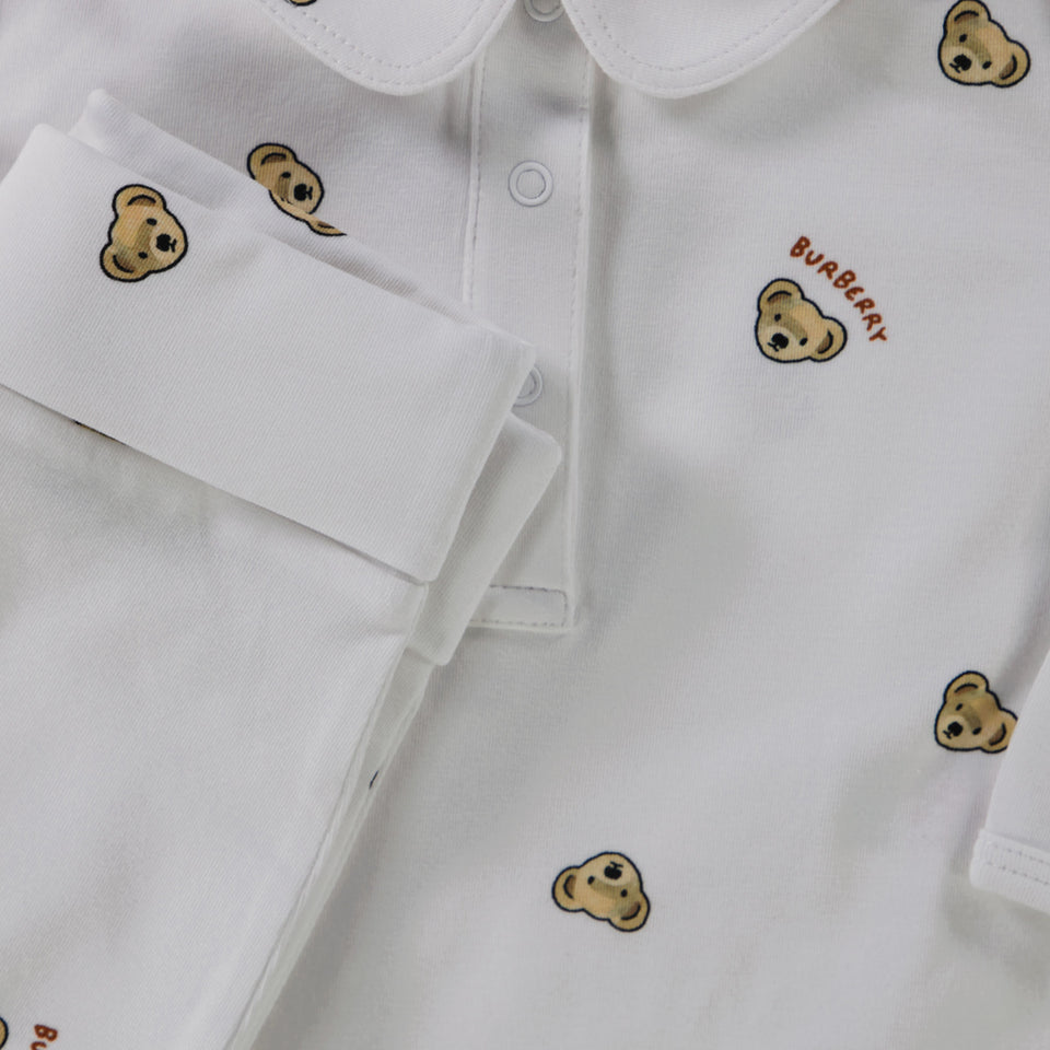 Burberry Baby Unisex Set  White