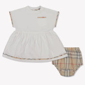 Burberry Lea Baby Meisjes Jurk In Wit