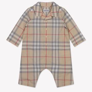 Burberry Andreas Baby Jongens Boxpakje In Licht Beige