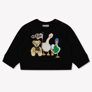 Burberry Baby Unisex Trui In Zwart
