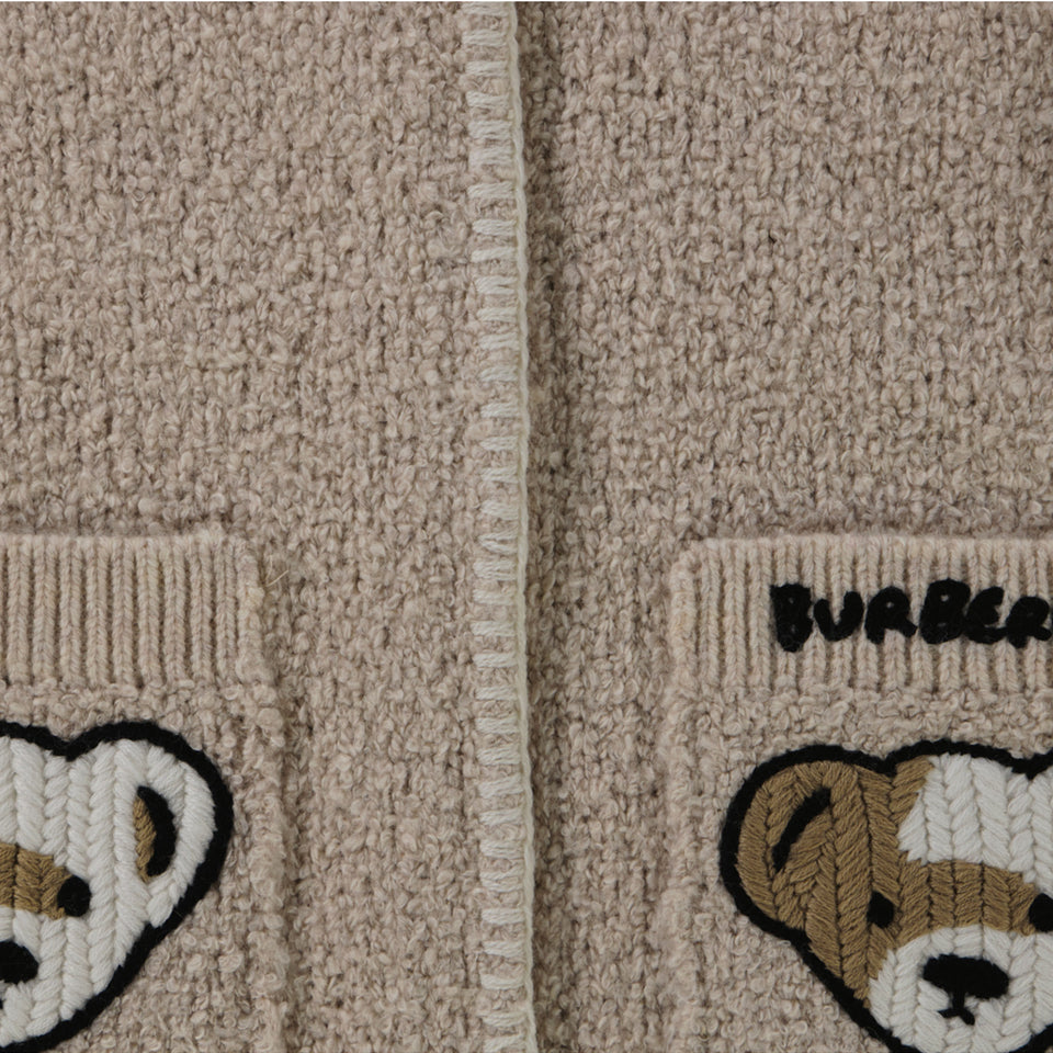 Burberry Baby Unisex Playsuit  Light Beige