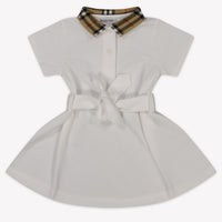 Burberry Astrid Baby Girls Dress  White