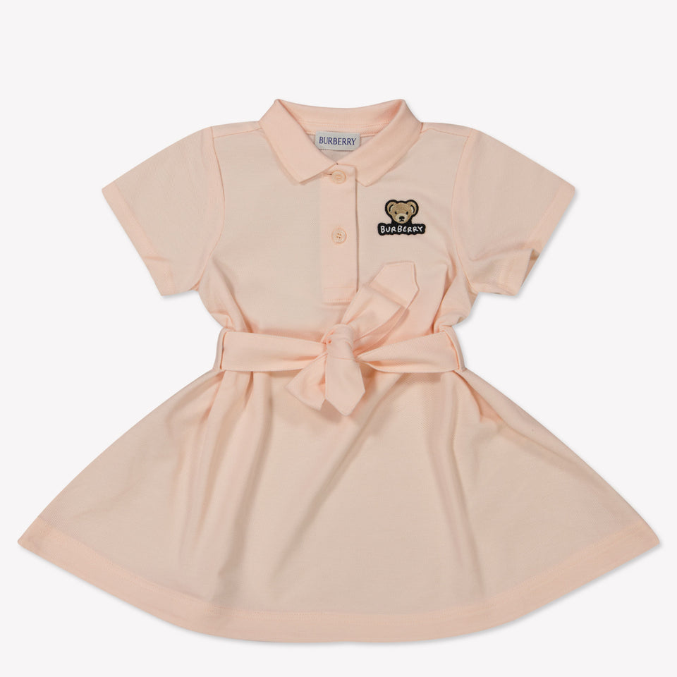 Burberry Baby Meisjes Jurk In Licht Roze