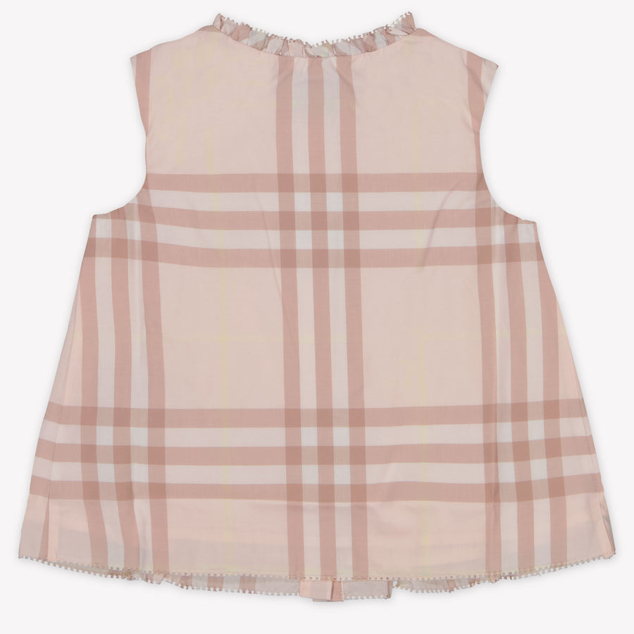 Burberry Baby Meisjes T-Shirt In Licht Roze