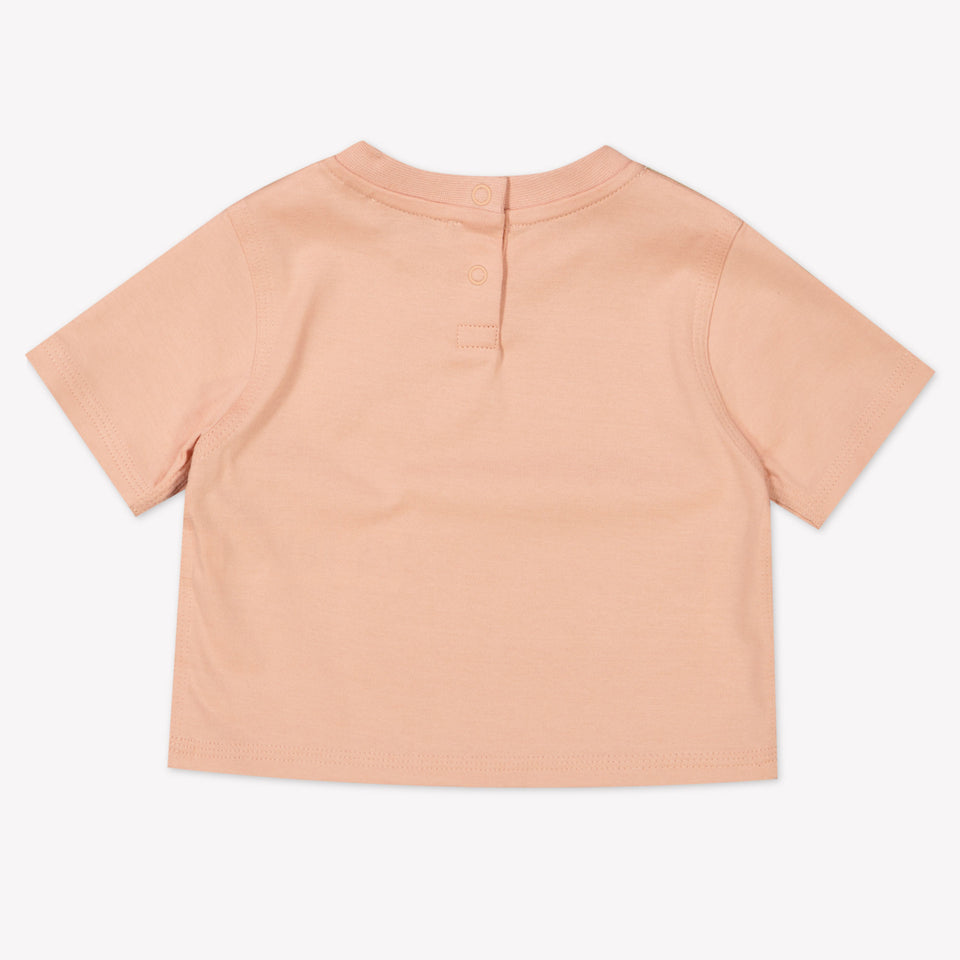 Burberry Baby Girls T-Shirt  Light Pink