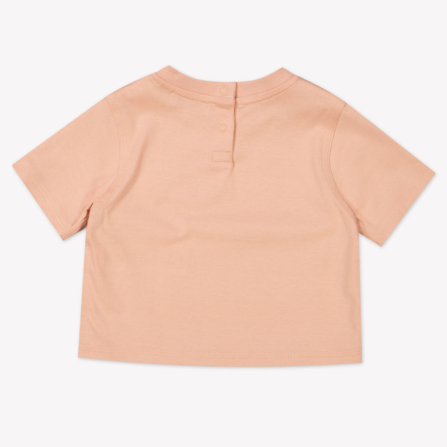 Burberry Baby Girls T-Shirt  Light Pink