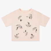 Burberry Baby Girls T-Shirt  Light Pink