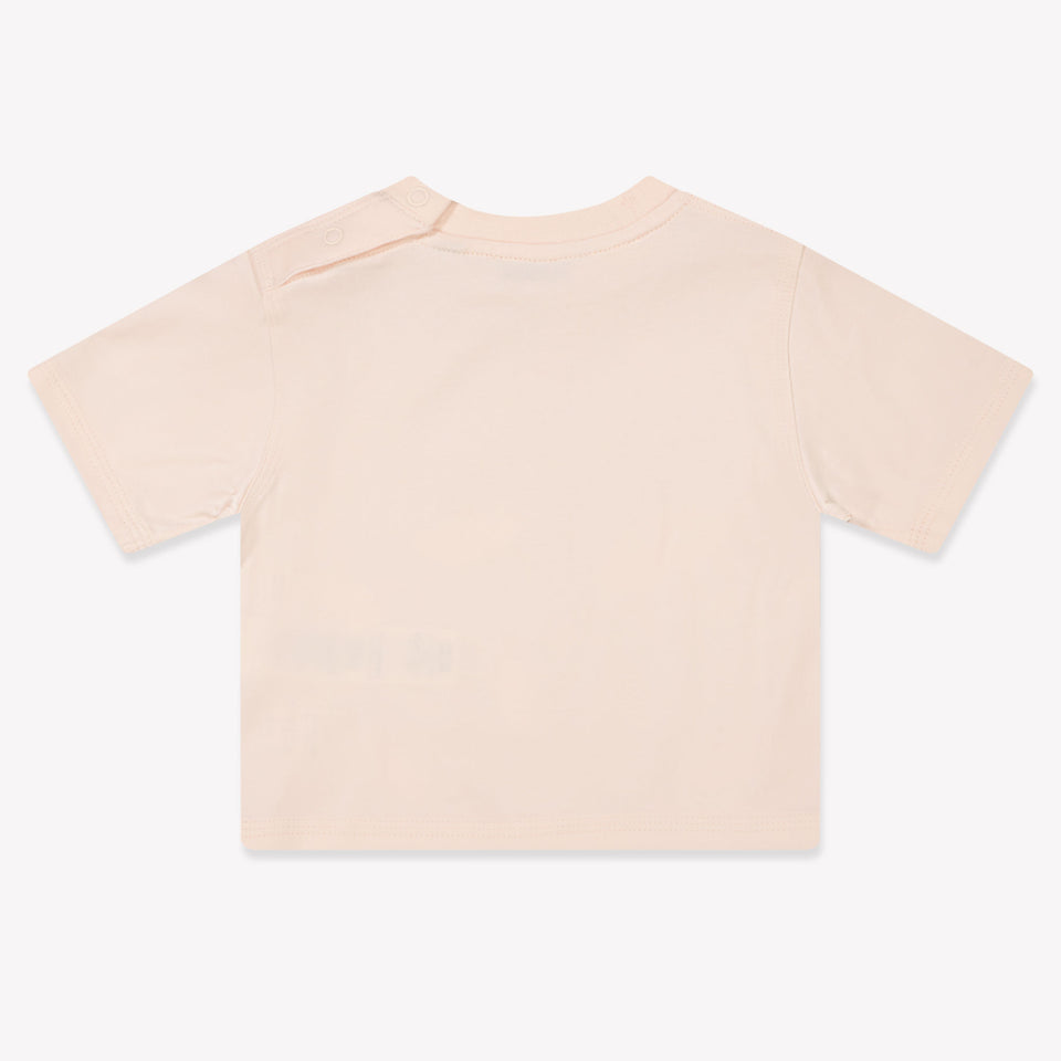 Burberry Baby Girls T-Shirt  Light Pink